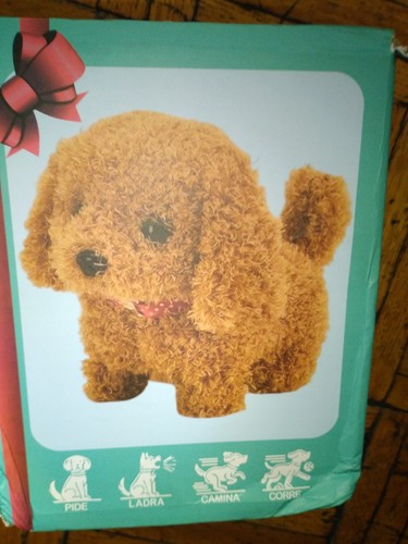 Interactive plush puppy dog - plush,