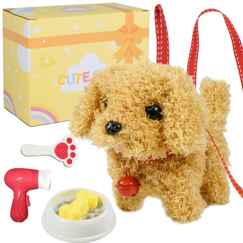 Walking plush dog - walking, toy