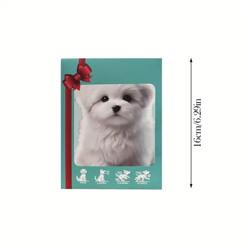 White interactive dog barks - white, dog.